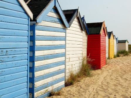 Beach huts at Southwold Suffolk